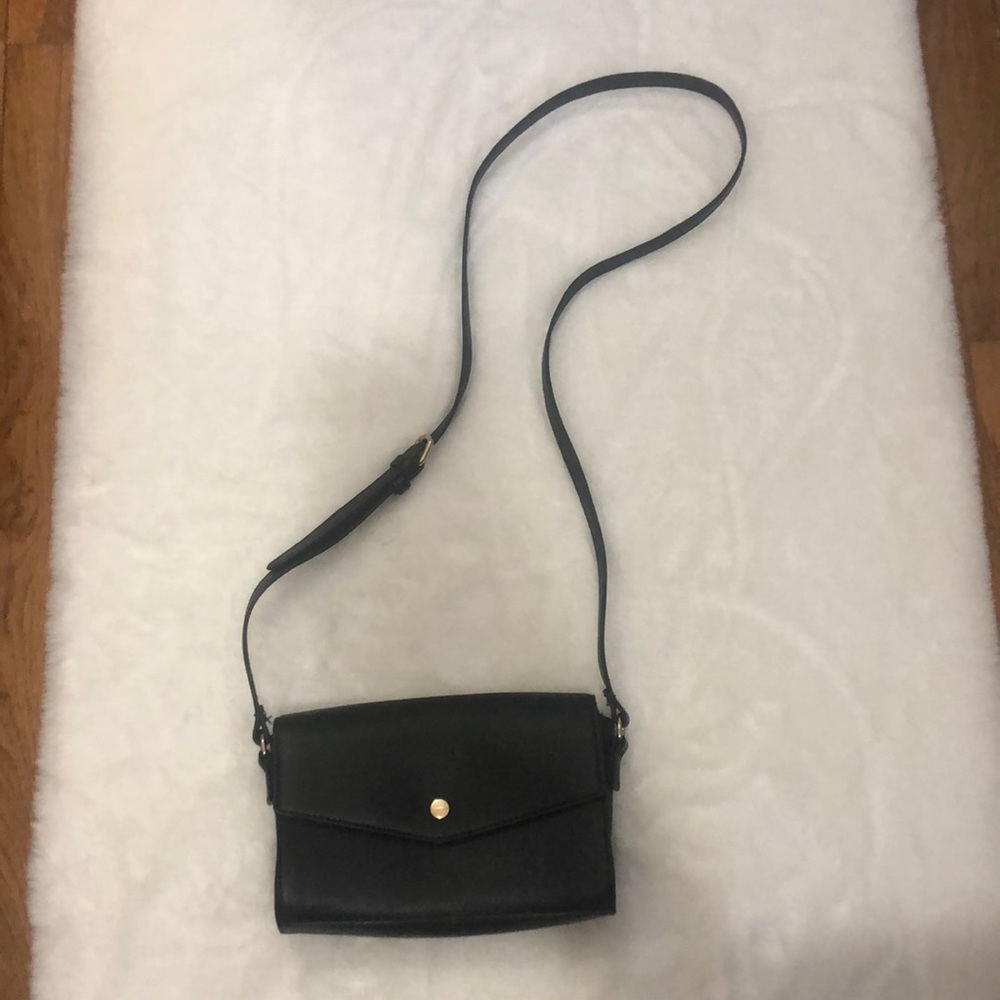 Black Faux Leather Purse BOGO
